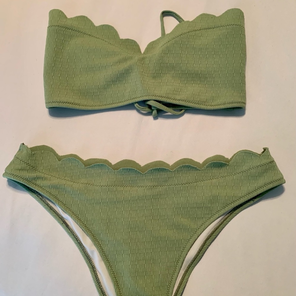scalloped bikini